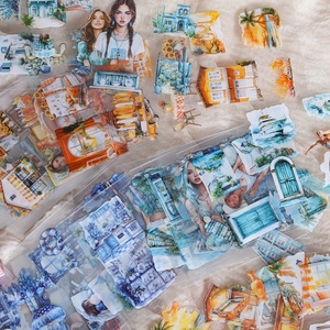 100pieces PET Waterproof Self-adhesive Die-cut <strong>Sticker</strong> Box <strong>for</strong> Crafts Scrapbooking Supplies Junk <strong>Journals</strong> - Product Image 5