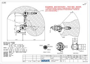 Brazo Robótico Industrial de Alta Precisión BRTIRUS1510A de 6 Ejes y 10 kg de Carga Útil para Soldadura, Corte y Limpieza en Moldeo por Inyección y Fundición - Product Image 3