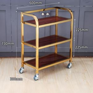 <span class=keywords><strong>Carrito</strong></span> de Servicio de Acero Reforzado de Tres Niveles, Manual, para Restaurantes, Hoteles y Tiendas de Hotpot, <span class=keywords><strong>Carrito</strong></span> de Exhibición - Product Image 4