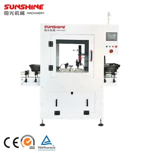 Machine de bouchage servo haute efficacité anti-corrosion pour ligne de remplissage de bouteilles de blanchiment à col oblique 250 ml 500 ml - Product Image 1