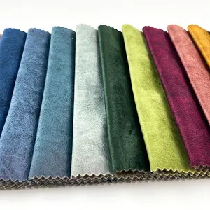 Velvet Upholstery Fabric Manufacturer High Quality Most Popular polyester Fabric For Sofa Plain Velvet Sofa Fabric