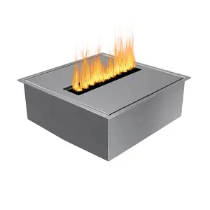 5 Liters Stainless Steel Flame Bio Ethanol Adjustable Fireplace Burner