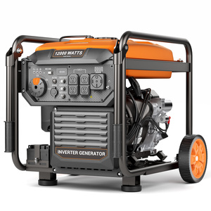 Factory Outlet 120V Open Frame <b>Generators</b> Light&Portable 9000W 12KW Petrol Inverter <b>Generator</b> for Home Use &Outdoor Use - Product Image 1