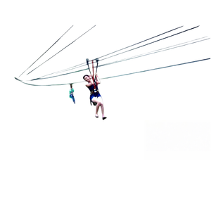 ชุดอุปกรณ์ซิปไลน์กลางแจ้งสำหรับการบินผ่านป่าและท่องชมหลังคาป่า - Product Image 2