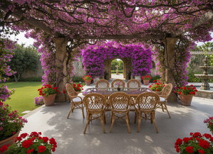 Juego de Comedor JAVA de Ratán/Mimbre, Diseño Tradicional, Cómodo, para Apartamentos y Hoteles, de Indonesia - Product Image 3