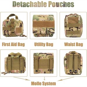 Harnais de camouflage pour gros chien, <span class=keywords><strong>berger</strong></span> <span class=keywords><strong>allemand</strong></span>, <span class=keywords><strong>malinois</strong></span>, gilet d'entraînement, harnais et laisse tactiques pour chiens - Product Image 4