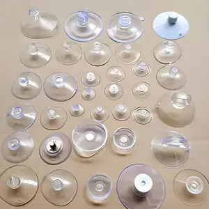 Clear Suction Cup Glass Silicone Wall Attachable Suction Cup Product