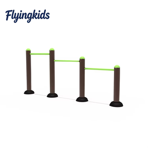 Nuove Barre Parallele in Acciaio Resistente per Esercizi all'Aperto, Attrezzatura Fitness per Bambini, Parco Giochi per Arrampicata - Product Image 1