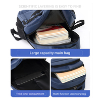 Mochila para Portátil Personalizada con Logotipo para Hombre, al por Mayor, Gran Capacidad, Unisex, Moderna, Resistente, Mochila de Hombro para Computadora