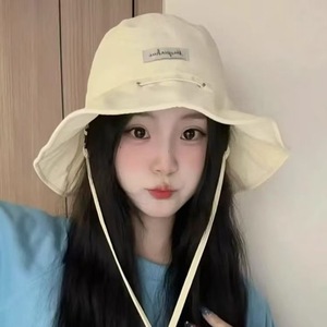 Convertible Bucket <b>Hat</b> For Women Sun Protection Foldable With Bag Function Spring <b>Summer</b> Outdoor Canvas <b>Hat</b> Pink Blue Green - Product Image 3