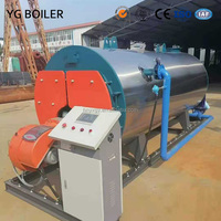 Nouvelle chaudière à vapeur électrique du fabricant chinois industriel automatique 1-10 tonnes Tube de feu horizontal gaz/mazout basse pression