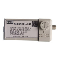 LNB PLL de Banda KU 9.75/10.6Ghz, Convertidor de Baja Distorsión, LNBF 10.7-12.75GHz 0.1dB
