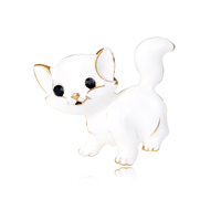 Vente directe usine – Broche chat mignon pour femme, fleur de poitrine animale de dessin animé, épingle à chemise, boucle anti-reflet pour vêtements