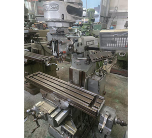 Machine de fraisage verticale en métal d'occasion Bridgeport avec moteur rapide et DRO - Product Image 2