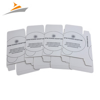 Boîte de papier d'emballage de batterie externe de câble de chargeur de produit électronique pliable avec logo personnalisé