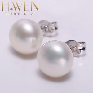Exquisitos <span class=keywords><strong>Pendientes</strong></span> de Plata 925 con Perlas, <span class=keywords><strong>Pendientes</strong></span> de Perlas de Cristal, <span class=keywords><strong>Pendientes</strong></span> Blancos de Moda - Product Image 2
