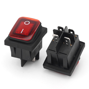 Rocker chuyển đổi LED on off 30A/250V nặng 4 pin dpst IP67 12V 220V 30x22 kín không thấm nước Thuyền biển chuyển đổi chuyển đổi chuyển đổi - Product Image 6