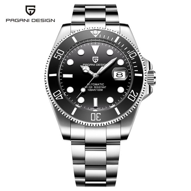 Drop Shipping Pagani Design 1639 Automatic 8215 /NH35 Custom Logo Date Men's Wrist Watches 30ATM Men Mechanical Dive Watch