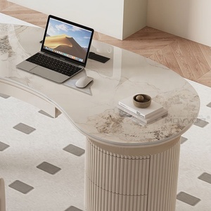 Bureau d'anomalie moderne de luxe léger de vent de crème française - Product Image 6