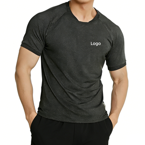 Usine de vêtements OEM, t-shirts légers à séchage rapide pour hommes et femmes, impression DTF, musculation, athlétisme, gym, spandex respirant - Product Image 1