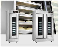 Machine d'épreuve de pâte à pain de chambre de fermentation de boulangerie commerciale de 16 plateaux avec le jet