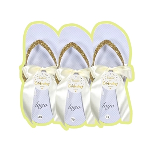 <span class=keywords><strong>Tongs</strong></span> personnalisées avec logo pour invités de mariage, sandales en gros pour la <span class=keywords><strong>danse</strong></span>, la plage, la piscine, légères, semelle en caoutchouc, hiver et été - Product Image 5