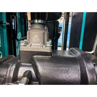 Compresseur d'air à vis à deux étages VSD 22KW-400KW à aimant permanent, économie d'énergie, moteur PM industriel à faible bruit