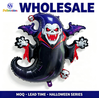 Lot de 9 ballons brillants en forme de poisson pour Halloween, anniversaire, publicité, décorations de fête, remplissables à l'hélium, fournitures de fête en gros