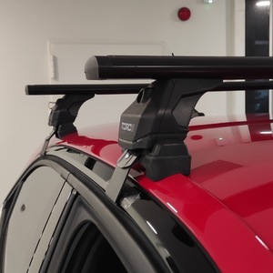 Barras Transversales de Techo de Aluminio para Opel Mokka 2021+, Portaequipajes Negro Plateado - Product Image 6