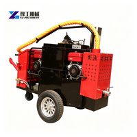 Machine polyvalente à double fonction pour le scellement des fissures routières avec double tête pour la rénovation routière par les constructeurs routiers