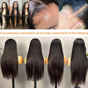 วิกผมบราซิลแบบตรงจากผมมนุษย์แท้ 13x4  แบบไม่ต้องใช้กาว  วิกผมลูกไม้ HD  สำหรับผู้หญิงผิวสี - Product Image 6