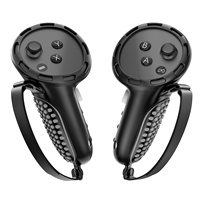 Coque en silicone bicolore pour Meta pour Quest 3S/Quest3 Housse de protection pour poignée de contrôleur Compatible avec les accessoires VR