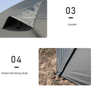 <span class=keywords><strong>Tente</strong></span> de camping portable ultralégère en nylon 40D à une chambre - Product Image 3