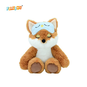 Famipet Manufacturer Wholesale Custom New Cute Sleeping Blinder Animals Theme Design Soft Bulk Plush Stuffed Animal Toy - Product Image 4