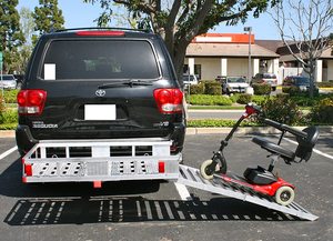Rampas extragrandes para camioneta, con rampa plegable de 60 pulgadas, guía de engranaje, enganche de carga para vehículo - Product Image 2