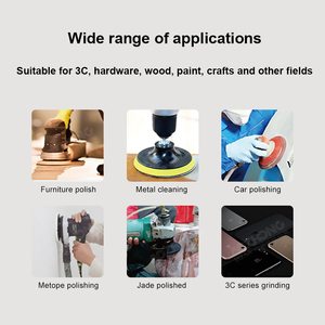 Papel de lija de grano 600 de <span class=keywords><strong>3</strong></span> "75mm, disco de papel de lija 775L, disco de lijado redondo púrpura de múltiples orificios, papel de lija Orbital personalizado para carrocería automática - Product Image 5