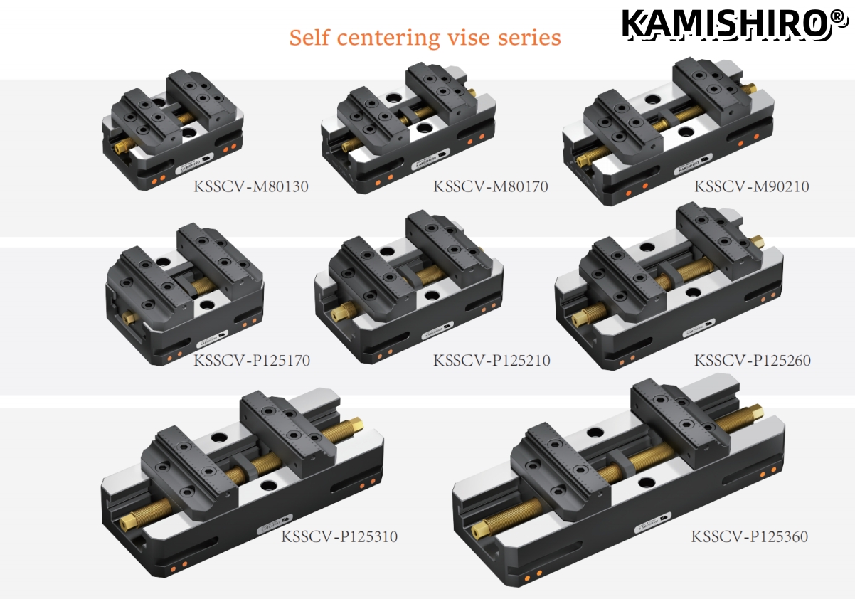 KSSCV-M90210カミシロ最高品質のセルフセンタリングバイス5軸CNC