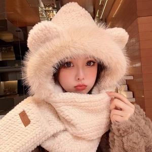 Vente en gros d'accessoires tricotés de cyclisme d'hiver trois en un à la mode coréenne, mitaines minces et chaudes pour l'extérieur pour femmes - Product Image 4