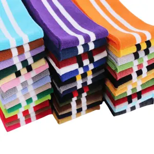 Affordable 1X1 Rib 100*3cm Polyester Silk + Spandex Environmental Protection Without Deformation Quality