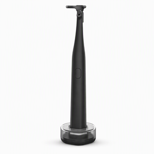 Hydropulseur sans fil noir, irrigateur buccal électrique, fil dentaire électrique avec réservoir d'eau transparent pour usage domestique - Product Image 1