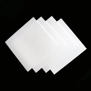 بسعر الجملة رقائق بلاستيك بيضاء من مواد بلاستيكية PTFE سميكة ومقاومة للحرارة العالية قابلة للتخصيص