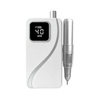 Perceuse à ongles sans fil rechargeable personnalisée 45000 tr/min avec aspirateur de poussière – Vente directe usine