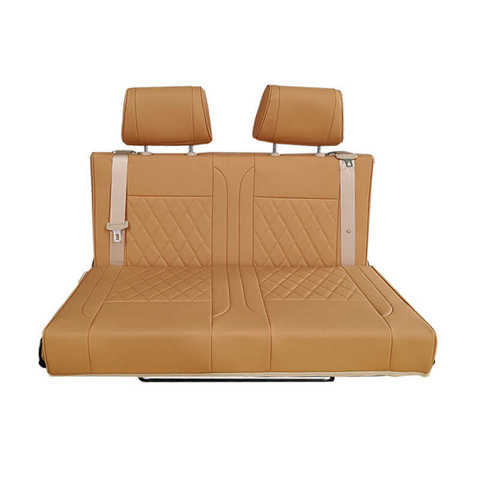 Leather Multi-function Car Seat Folding Convertible Comfortable Backrest Flat Forward Leaning Bed Seat Camper Motorhome Seats