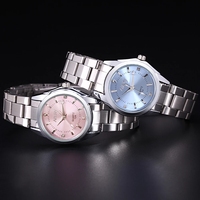 Montre à quartz pour femme NARY 124 Elegance rose, vente chaude, bracelet en acier inoxydable, étanche, minimaliste, montre de loisirs