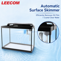 LEECOM Factory Wholesale Fish tank Aquarium Kit with Aquariums Accessories LED Lighting and Filtration Included Glass Tank