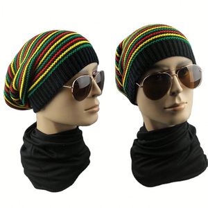 Trendy Promocional Barato Cuffed Rasta Hat Dreadlock Beanie Cap - Product Image 3