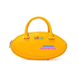 رسوم جمركية منخفضة جنوب شرق آسيا مخصصة PA0329 حزام جديد بيضاوي الشكل قابل للتعديل بوسطن نباتي بو جلد حقيبة جلد نسائية - Product Image 1