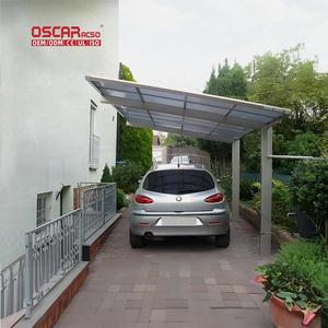 Kits DIY en aluminium et <span class=keywords><strong>bois</strong></span> à vendre avec auvent de portail, idéal pour allée, cour arrière, zone de stationnement, abri de voiture - Product Image 1