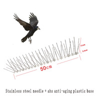 Offre Spéciale répulsif à oiseaux en métal pointes d'oiseaux en acier inoxydable pointes anti-oiseaux pointes anti pigeons pointes de clôture anti-montée