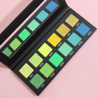 Maquillage Cosmétique en Marque Privée, Palette de Fards à Paupières Nude Mat Résistante à l'Eau, Palette de Fards à Paupières Pailletés Végane et Non Testée sur les Animaux